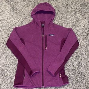 Womens Patagonia Purple Better Sweater Hoodie - Size Medium